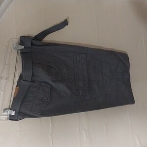 Men's Charcoal Cargo Shorts